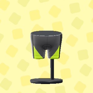 あつ森のサイクルボトムのブラック×イエロー