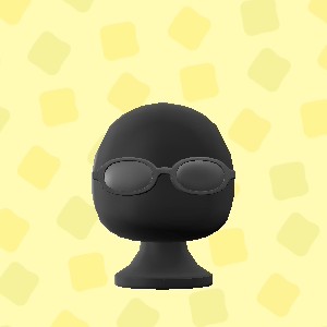 あつ森のオーバルめがね