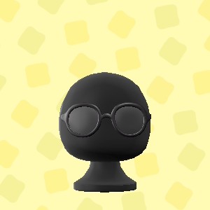 あつ森のまるぶちめがね