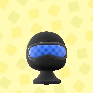 あつ森のアイマスクのブルー