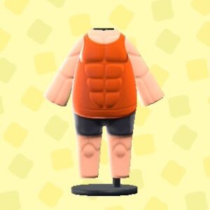 あつ森のマッスルスーツのオレンジ