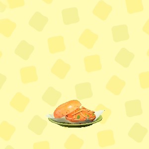 あつ森のニンジンのベーグルサンド