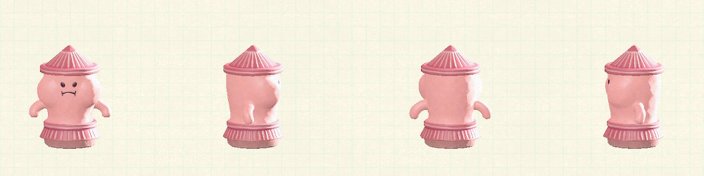 あつ森のホッペはにわのピンク