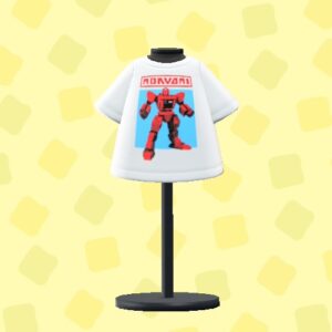 あつ森のヒーローロボTシャツのホワイト