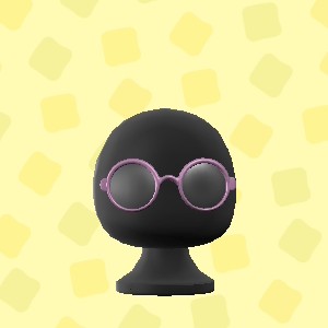 あつ森のまるめがねのパープル