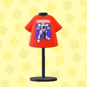 あつ森のヒーローロボTシャツのレッド