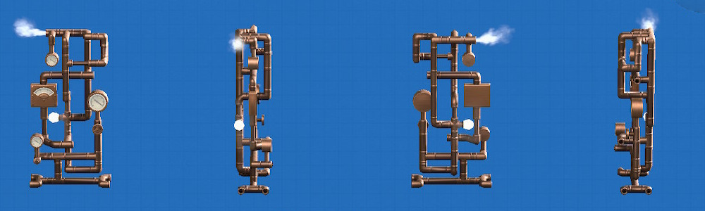 あつ森のメーターつきバルブのブロンズ