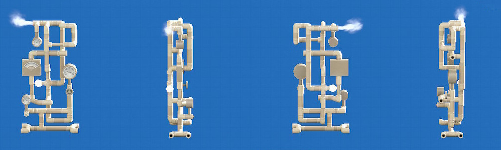 あつ森のメーターつきバルブのホワイト