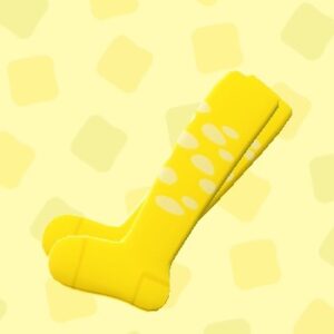 あつ森のあなあきタイツのイエロー