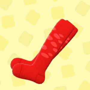 あつ森のあなあきタイツのレッド