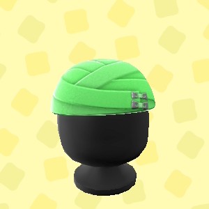 あつ森のあたまのほうたいのグリーン