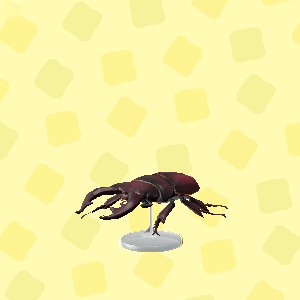 あつ森のノコギリクワガタのもけい