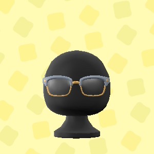 あつ森のスクエアサーモントめがね