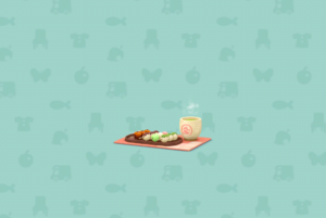 ポケ森のきつねカフェのおだんごセット