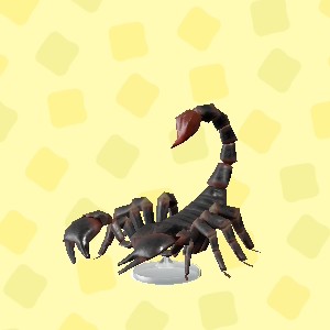 あつ森のサソリのもけい