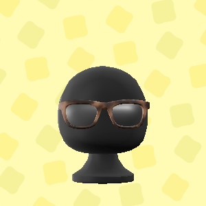 あつ森のべっこうめがね