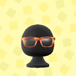 あつ森のべっこうめがねのベージュ