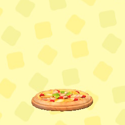 あつ森のフルーツピザ