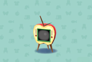 ポケ森のリンゴのテレビ