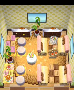 ポケ森のノーマルレッスン6-4の指定家具設置後