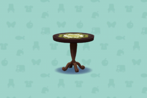 ポケ森のわふうカフェのテーブル