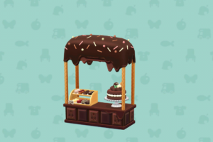 ポケ森のチョコレートガーデンのカウンター