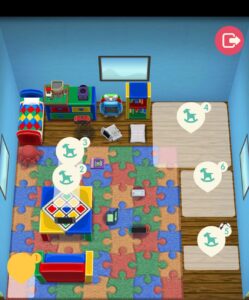ポケ森のノーマルレッスン11-4の指定家具設置前