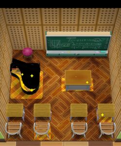 ポケ森のノーマルレッスン42-3の指定家具設置後
