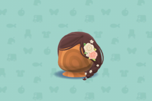 ポケ森のフラワーあみこみサイドダウン