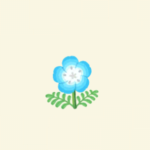 ポケ森のみずいろのネモフィラ