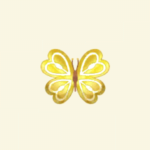 ポケ森のきんのやさいチョウチョ