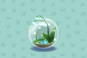 ポケ森のおおきなスズランのテラリウム