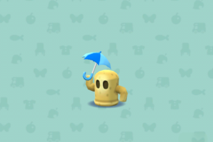 ポケ森のあめもようなミニハニワ
