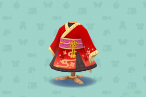 ポケ森のにんじゃのワンピース・あか