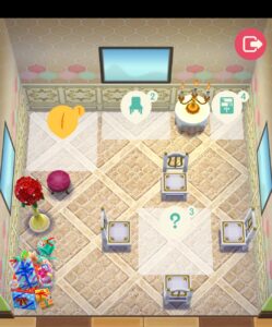 ポケ森のノーマルレッスン13-2の指定家具設置前