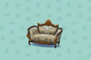 ポケ森のロココなソファ