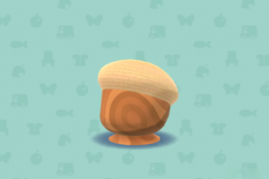 ポケ森のストローベレーぼう・ベージュ