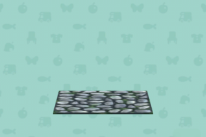ポケ森のあめにぬれたいしだたみ