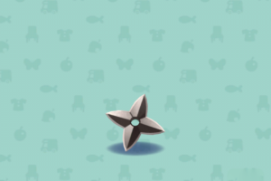 ポケ森のてもちしゅりけん・くろ