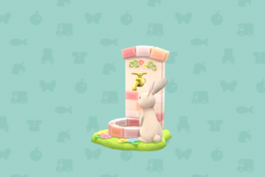 ポケ森のうさぎこうえんのウォータービュー