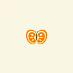 ポケ森のオレンジのやさいチョウチョ