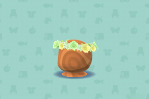 ポケ森のグリーンローズのはなかんむり