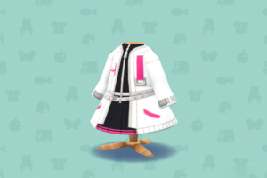ポケ森のサイバーなワンピース・ホワイト