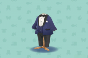 ポケ森のショールカラータキシード・ブルー