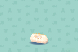 ポケ森のストーンつきバッグ・ゴールド