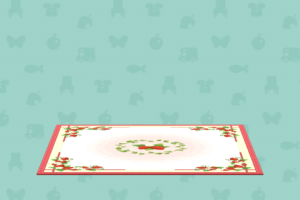ポケ森のストロベリーブーケなラグ