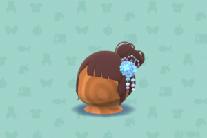 ポケ森のあじさいかざりのおだんご・あお