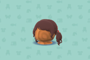 ポケ森のストロベリーツインテールウィッグ