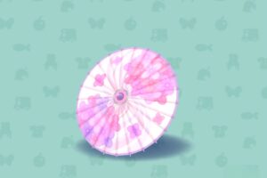 ポケ森のあじさいがらのわがさ・もも