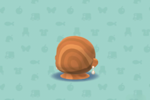 ポケ森のドロップストーンピアス・ホワイト